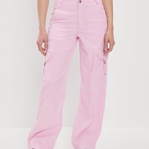 American Eagle Outfitters Light Pink Cargo Pants